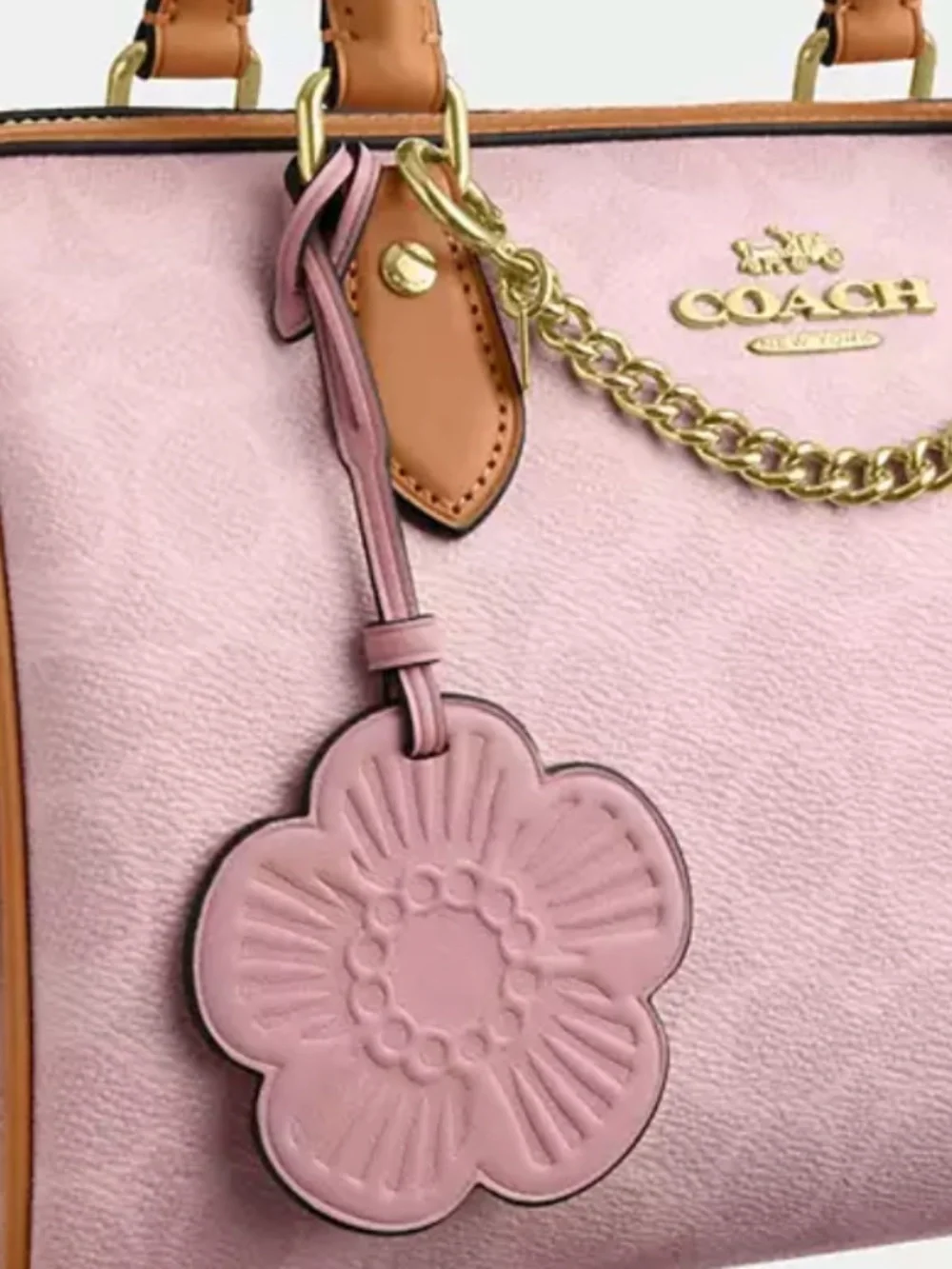 Rowan Satchel Bag In Signature Canvas With Charms